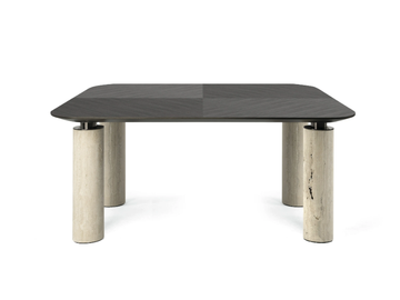 ROCKEFELLER - Square dining table by Gianfranco Ferré Home - view 2